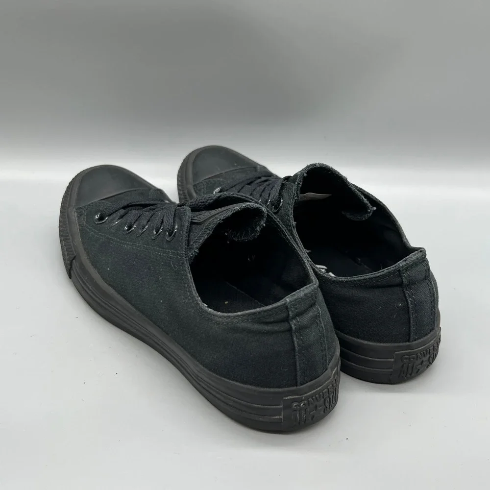 Converse Shoes Men 7 Black Canvas Chuck Taylor All Star Low Top Sneakers Comfort